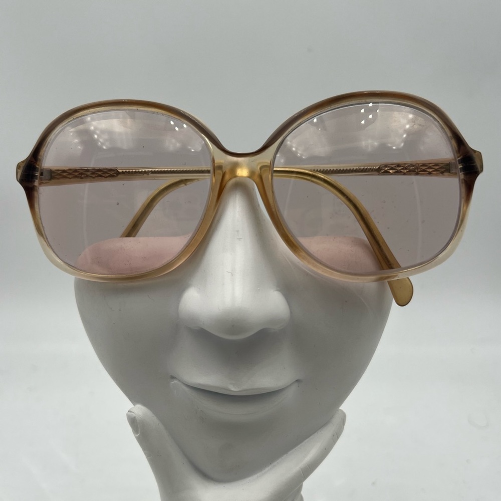 Vintage Sterling Optical Brown Oval Sunglasses Frames